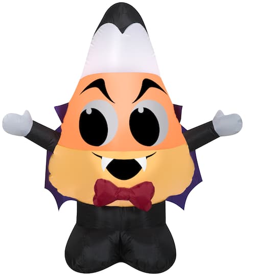 3.5" Airblown® Inflatable Halloween Candy Corn Vampire